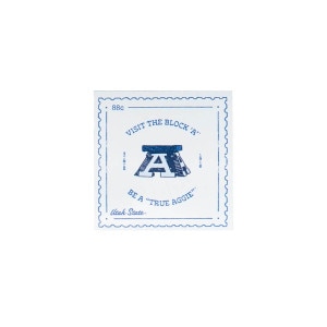 Utah State Block A postage stamp 2 in sticker
